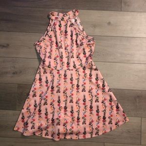 High neck spandex Dress